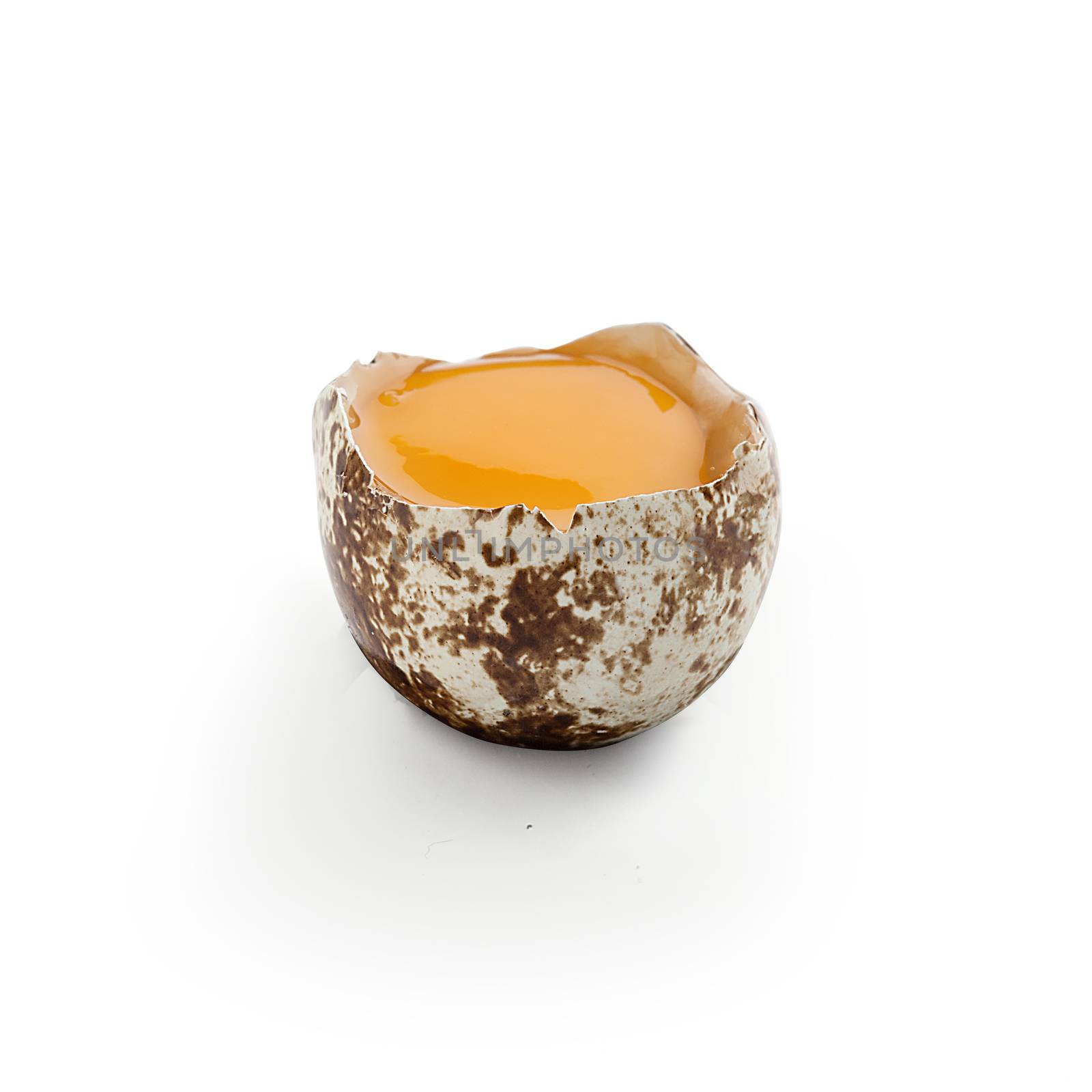 Broken quail egg by Angorius