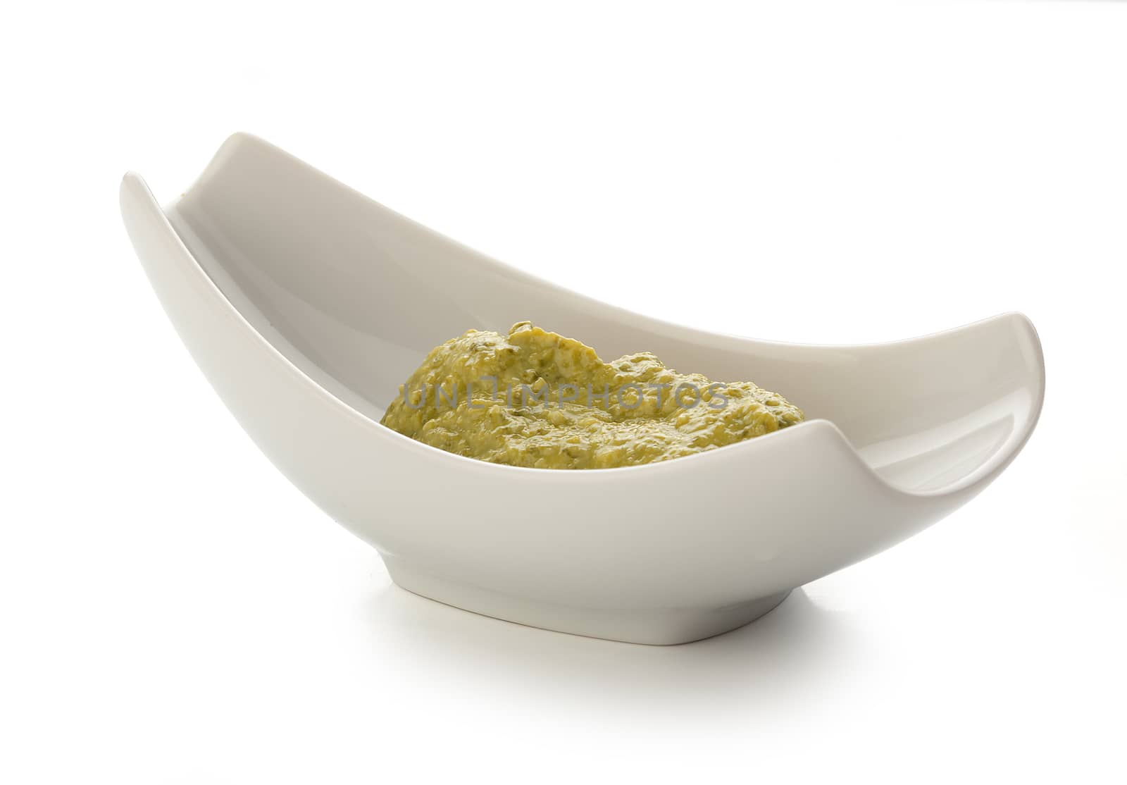 Pesto sauce in the gravy boat by Angorius