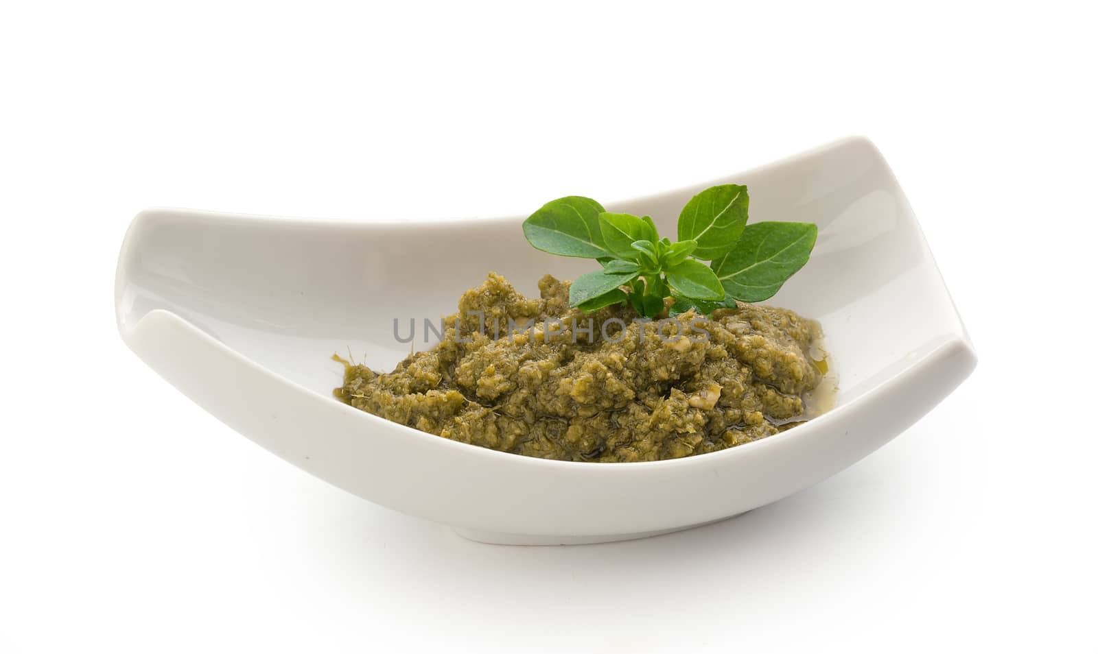 Pesto sauce in the gravy boat by Angorius