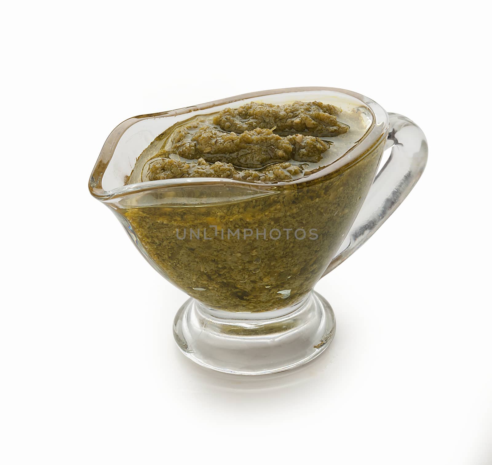 Pesto sauce in the gravy boat by Angorius