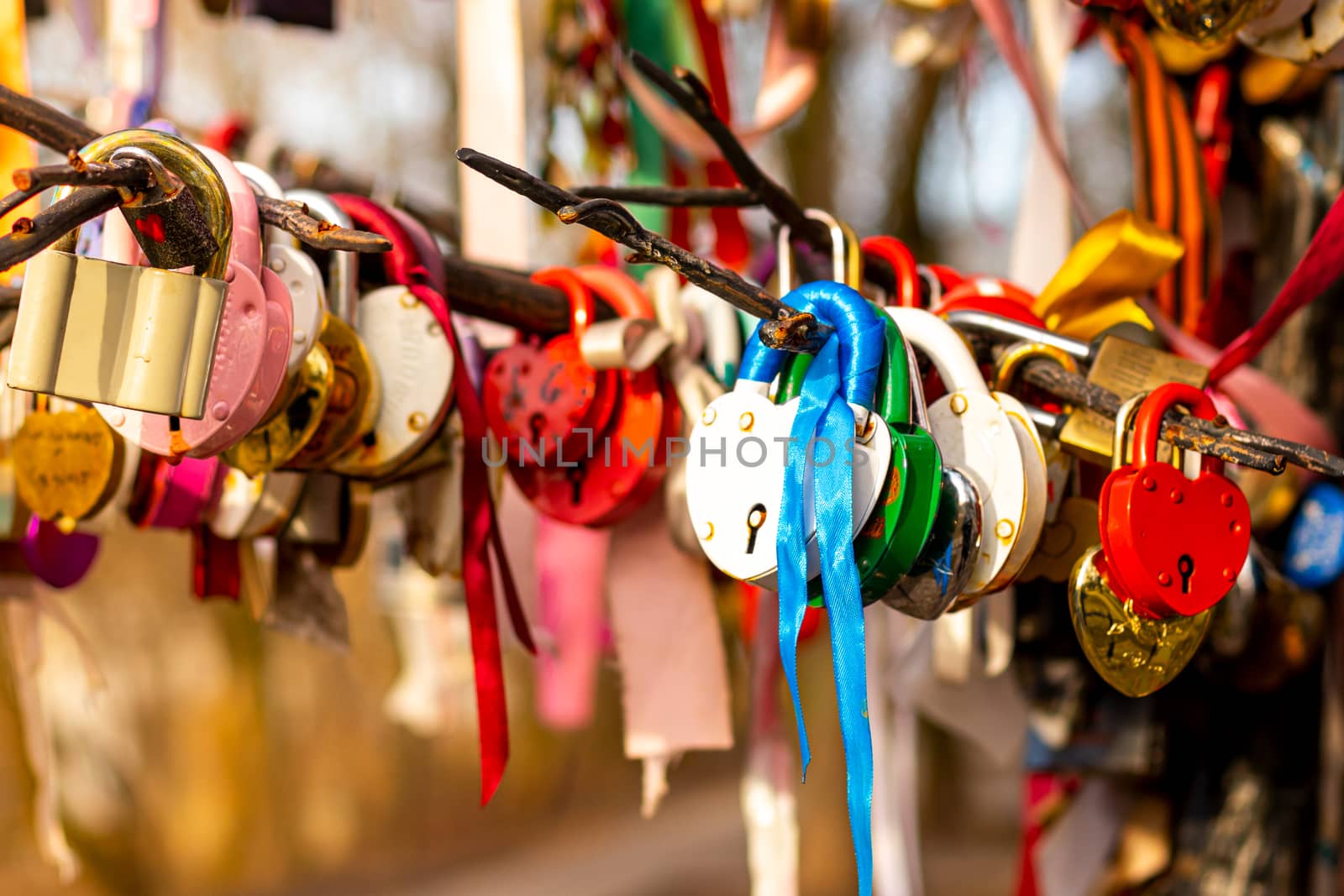 Many wedding colorful locks. by Eugene_Yemelyanov
