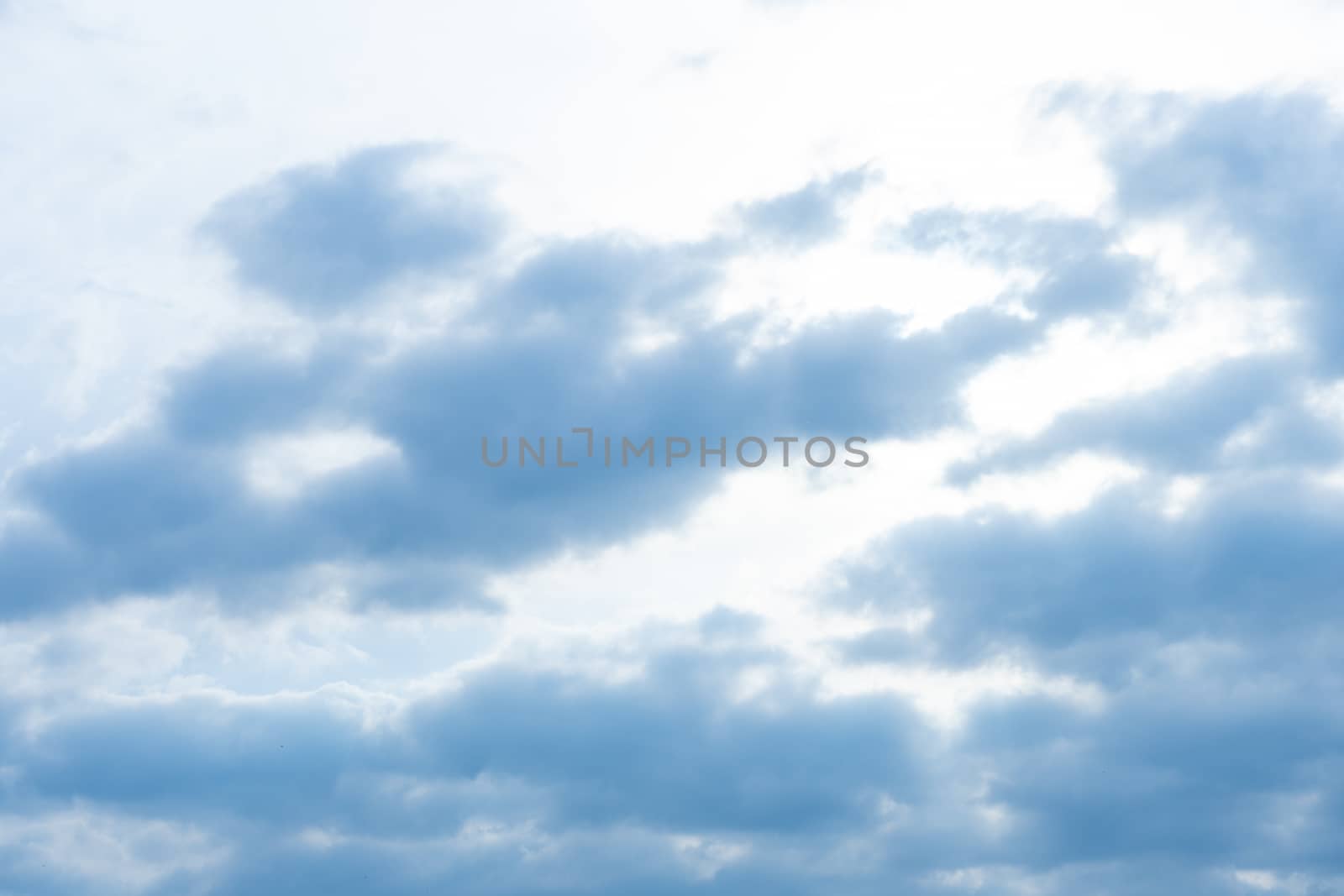 Clouds in a beautiful blue sky by Serhii_Voroshchuk