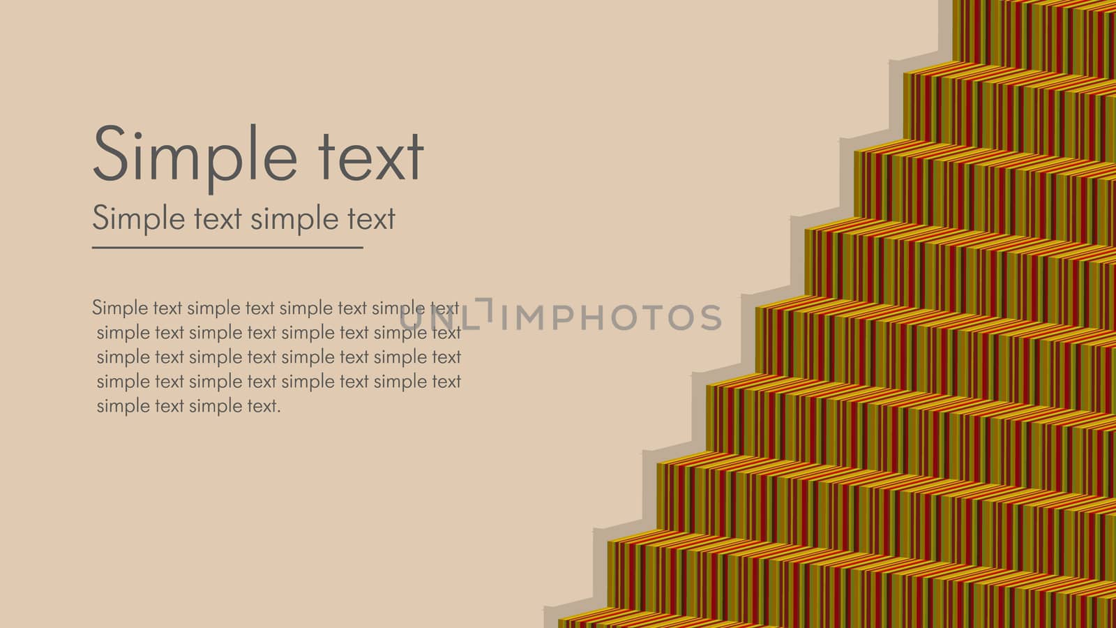 Abstract stairs background for site and landing page