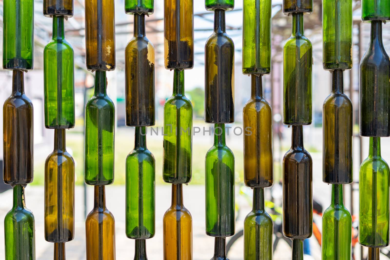 empty glass bottles as decor and second life for waste by Serhii_Voroshchuk