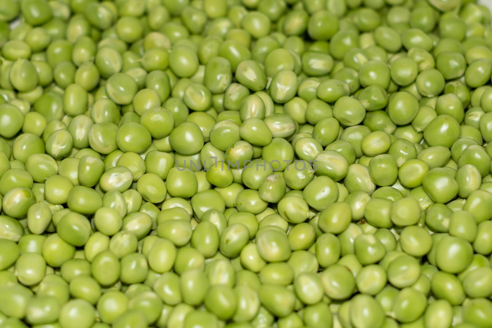 Background of young juicy green peeled peas by Serhii_Voroshchuk