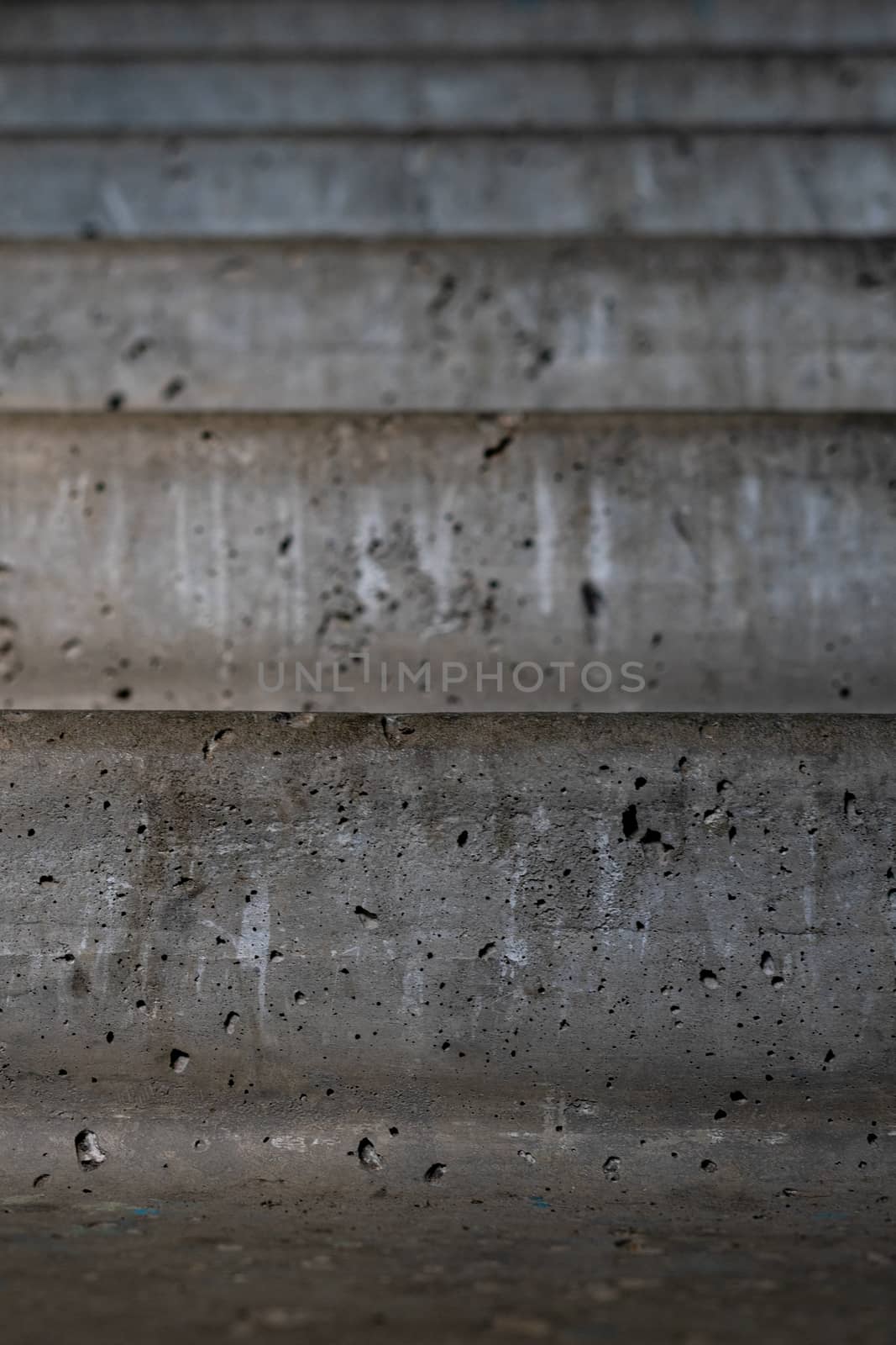 Old concrete stairs in a residential building