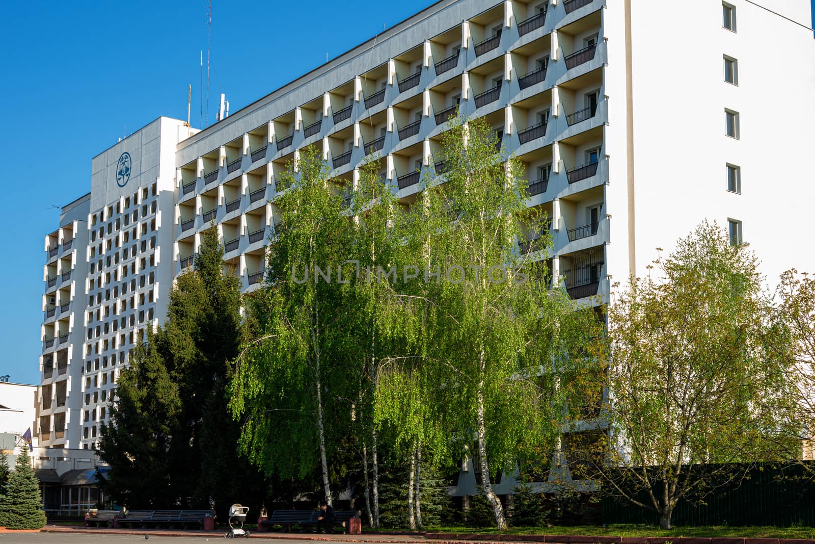 Vinnytsia, Ukraine, 10.05.2020: House of the tax inspection in the city of Vinnytsia