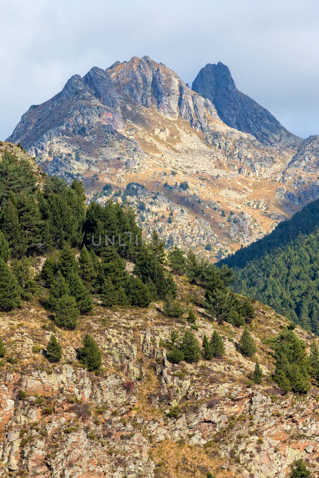 Beautiful mountain peaks in Andorra  by Digoarpi