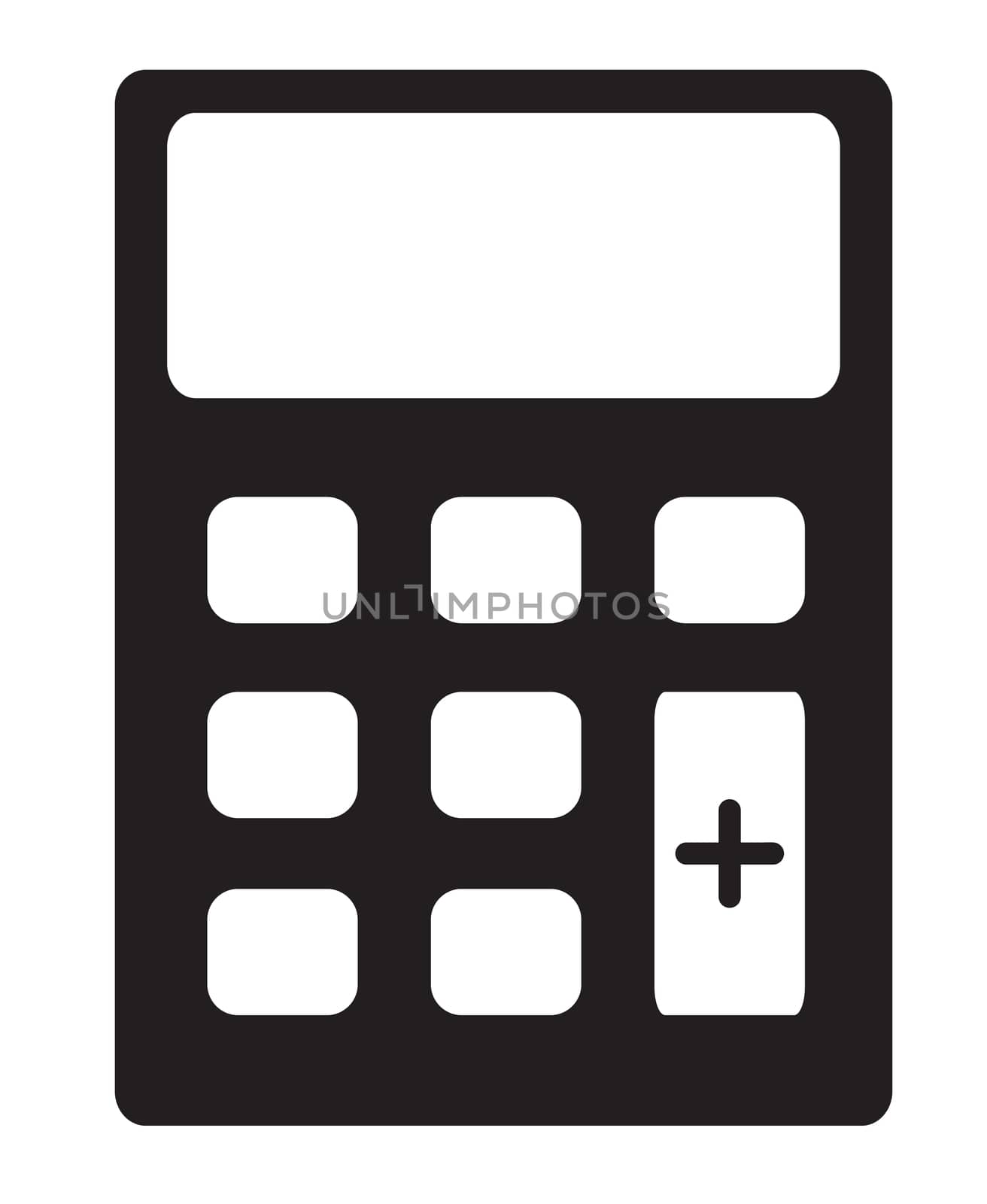 calculator icon on white background. calculator sign. by suthee