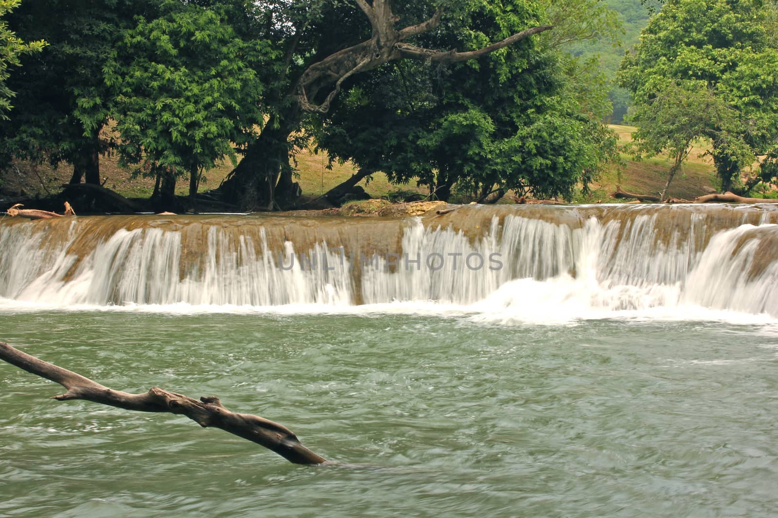 Muak Lek Waterfall, a waterfall in nature Tourist attractions in Saraburi, Thailand