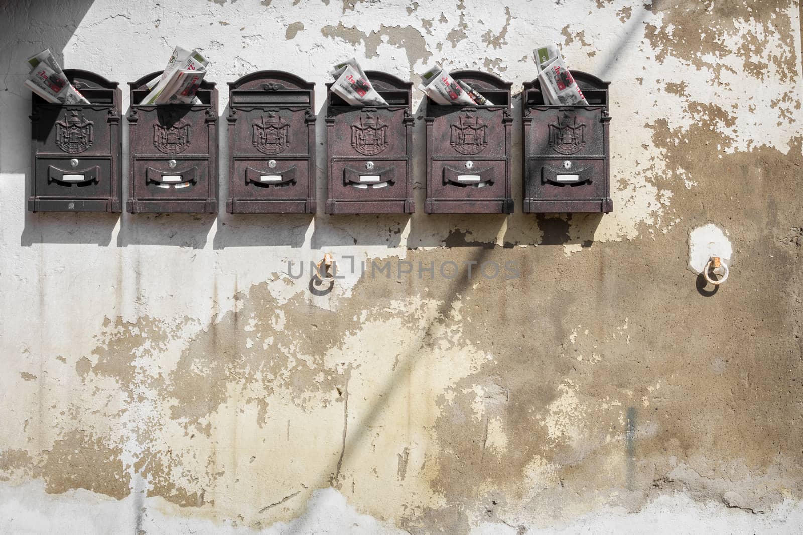 Set of mailboxes by germanopoli