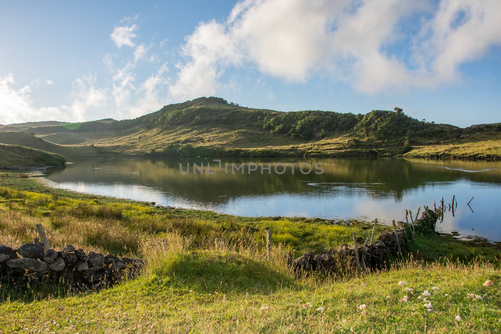 Walk on the Azores archipelago. Discovery of the island of Pico, Azores. Portugal. Madalena