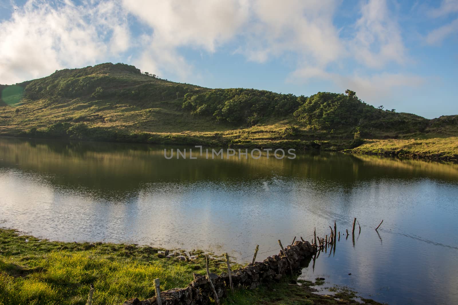 Walk on the Azores archipelago. Discovery of the island of Pico, Azores. Portugal. Madalena