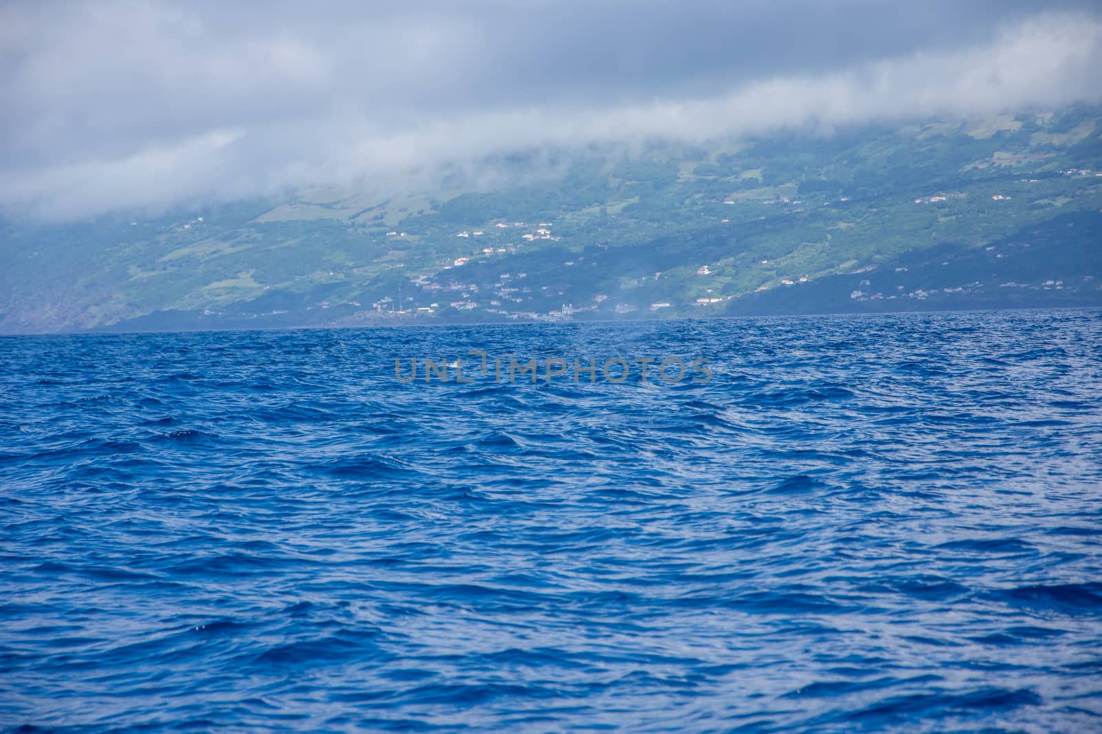 Walk on the Azores archipelago. Discovery of the island of Pico, Azores. Portugal. Madalena