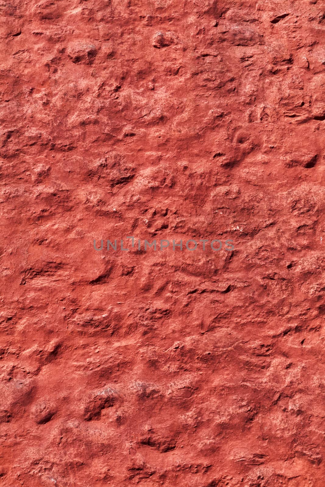 Old red weathered rough wall texture background