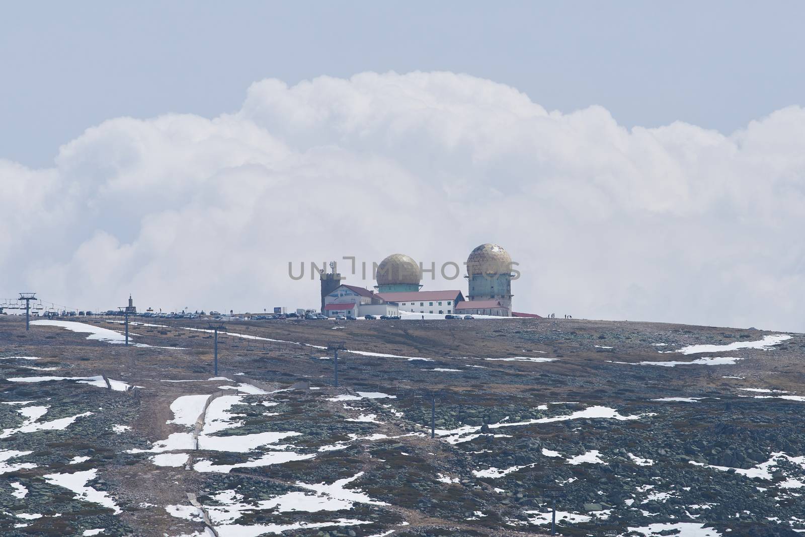 Torre tower highest point of Serra da Estrela in Portugal with snow, in Portugal by Luispinaphotography