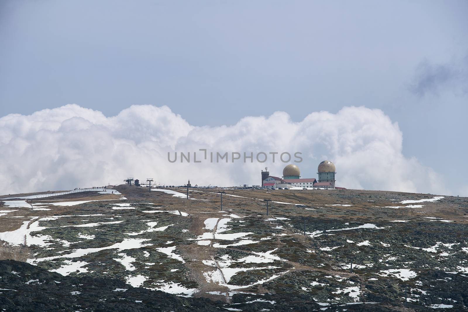 Torre tower highest point of Serra da Estrela in Portugal with snow, in Portugal by Luispinaphotography