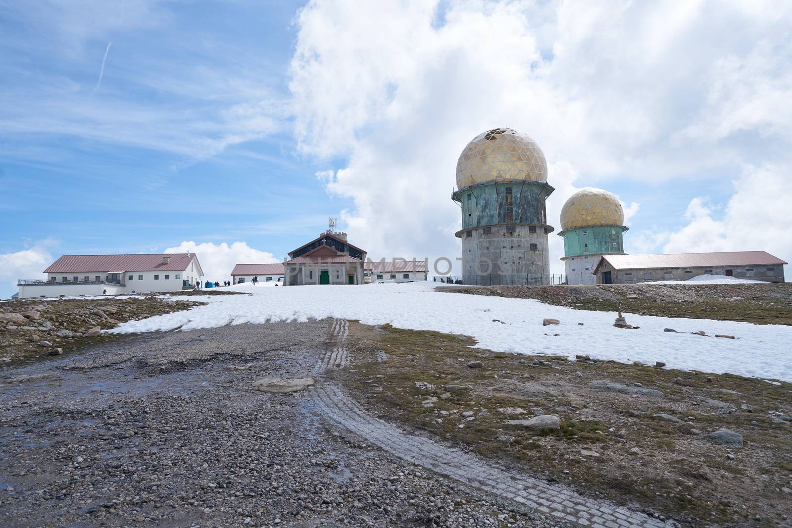 Torre tower highest point of Serra da Estrela in Portugal with snow, in Portugal by Luispinaphotography