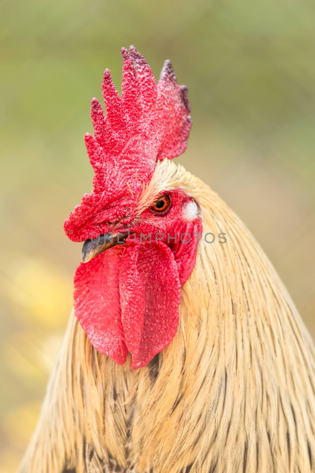 Red cock portrait by Digoarpi