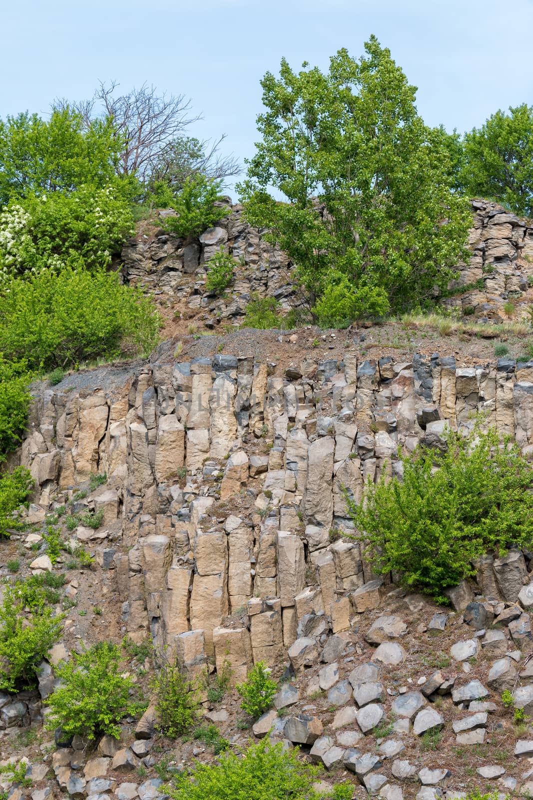 Interesting columnar basalt by Digoarpi