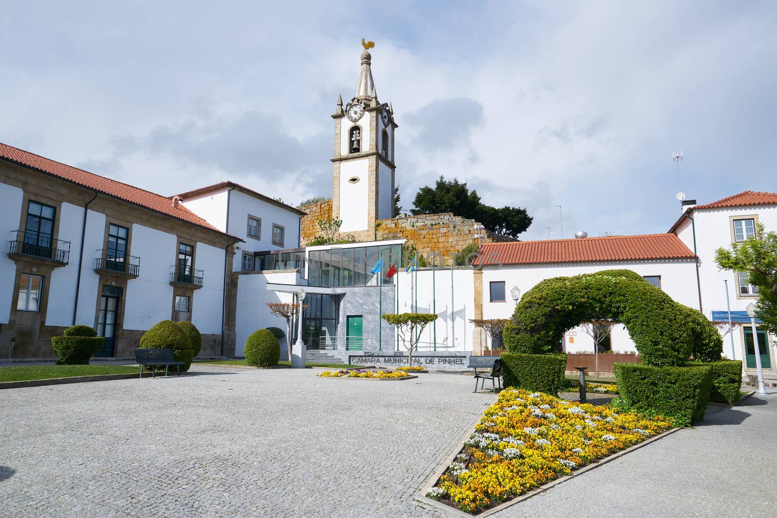 Pinhel city center church, in Portugal by Luispinaphotography