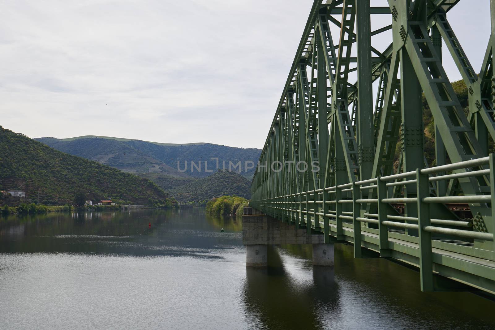 Railway bridge in Douro region in Ferradosa, Portugal by Luispinaphotography