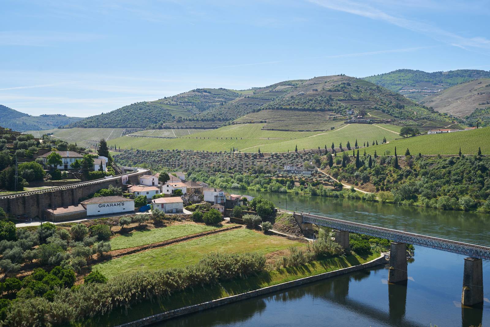 Foz Tua dam barragem landscape nature in Portugal by Luispinaphotography