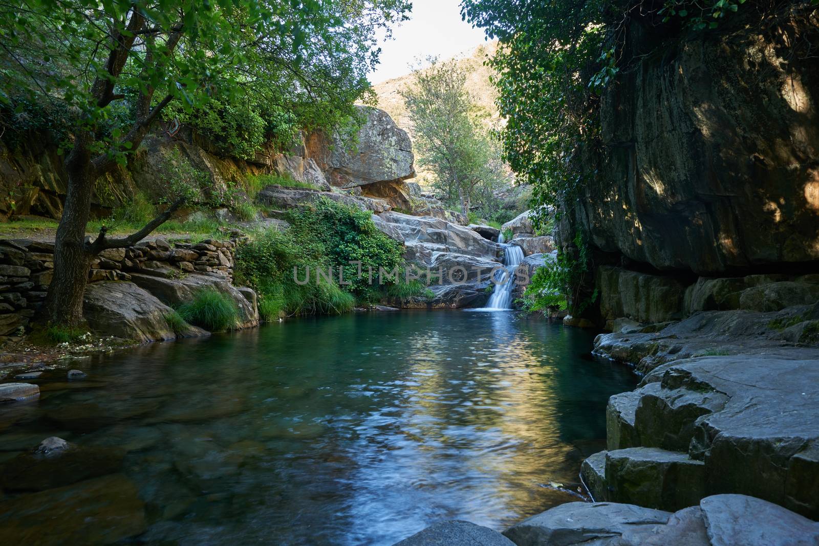 Drave waterfall cascata in Arouca Serra da Freita, Portugal by Luispinaphotography