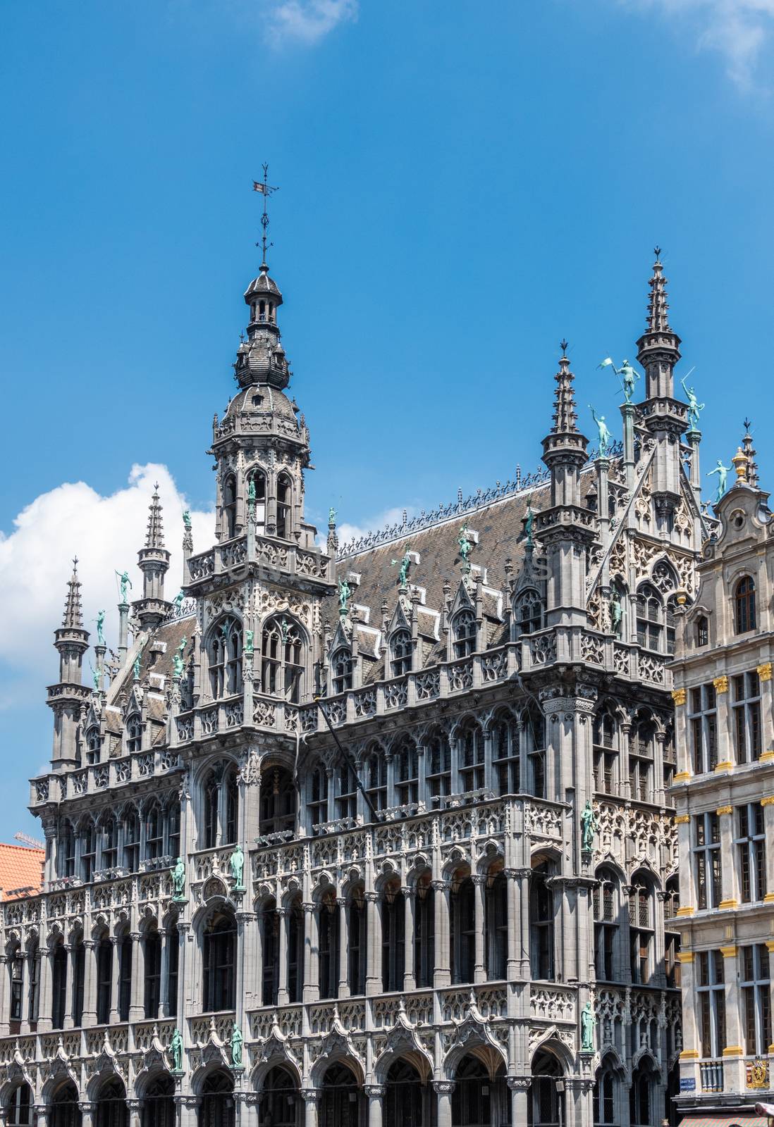 Maison du Roi palace on northeast side of Grand Place, Brussels by Claudine