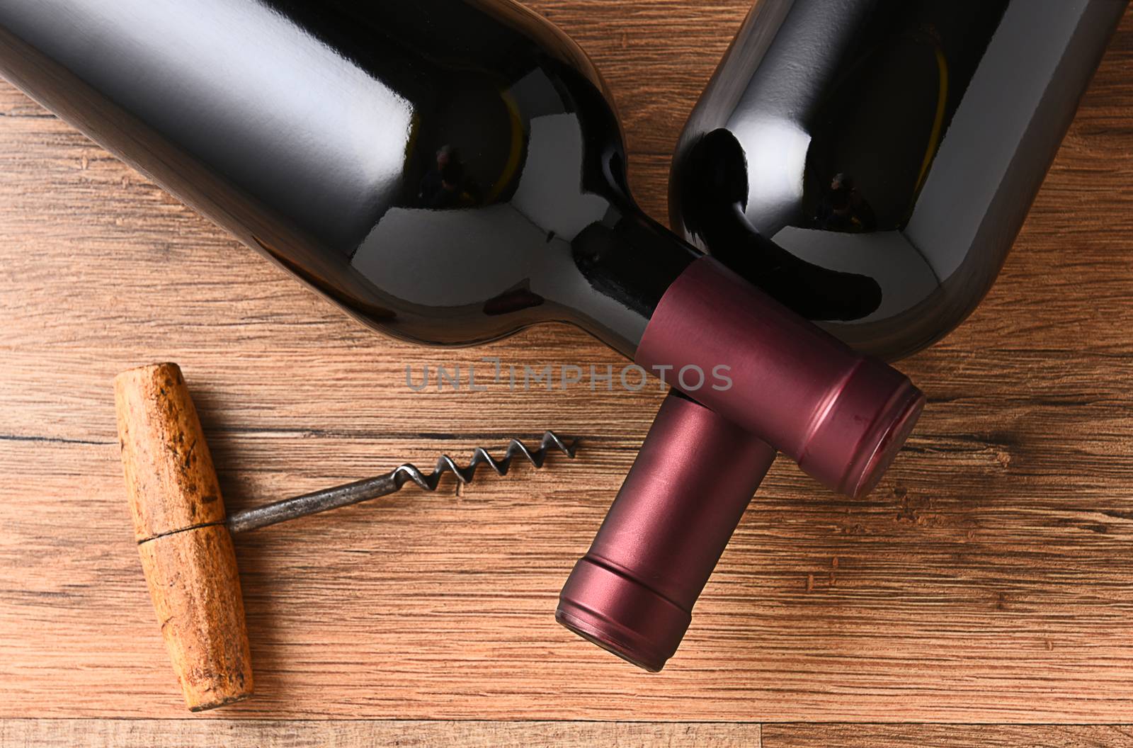 Crossed Wine Bottles Cork Screw by sCukrov