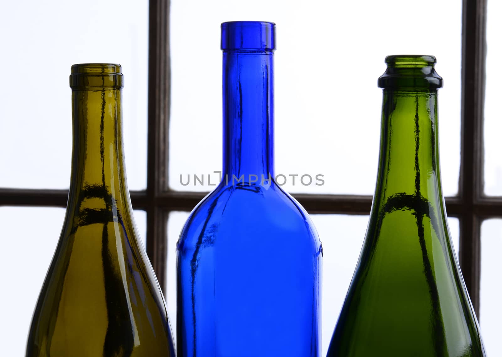 Three Empty Wine Bottles by sCukrov