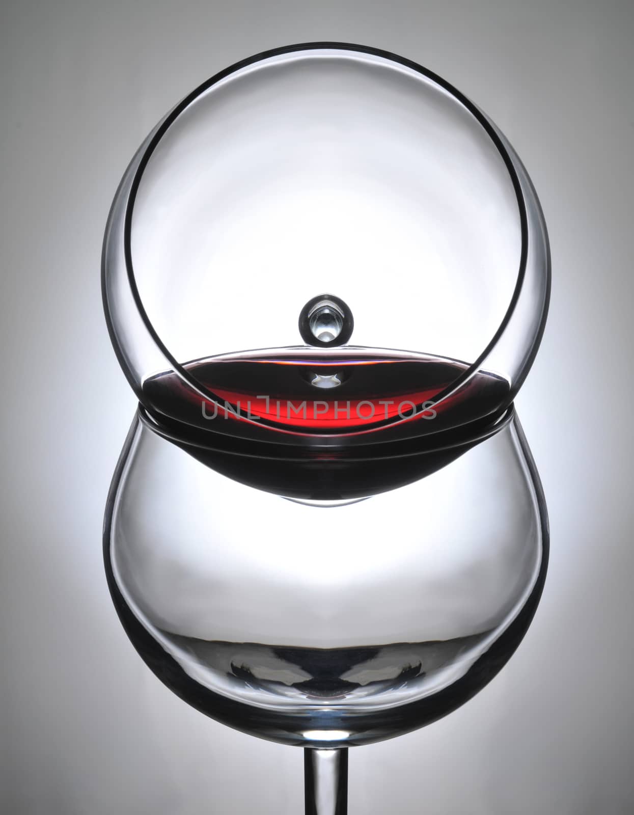 Wine Glass Stacked on Wineglass by sCukrov