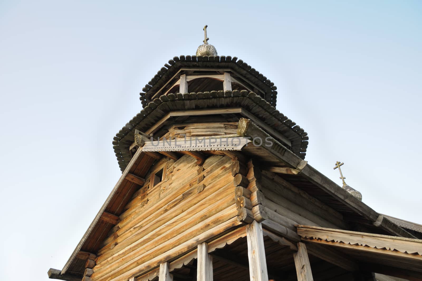 Close view of the ancient church by nemo269