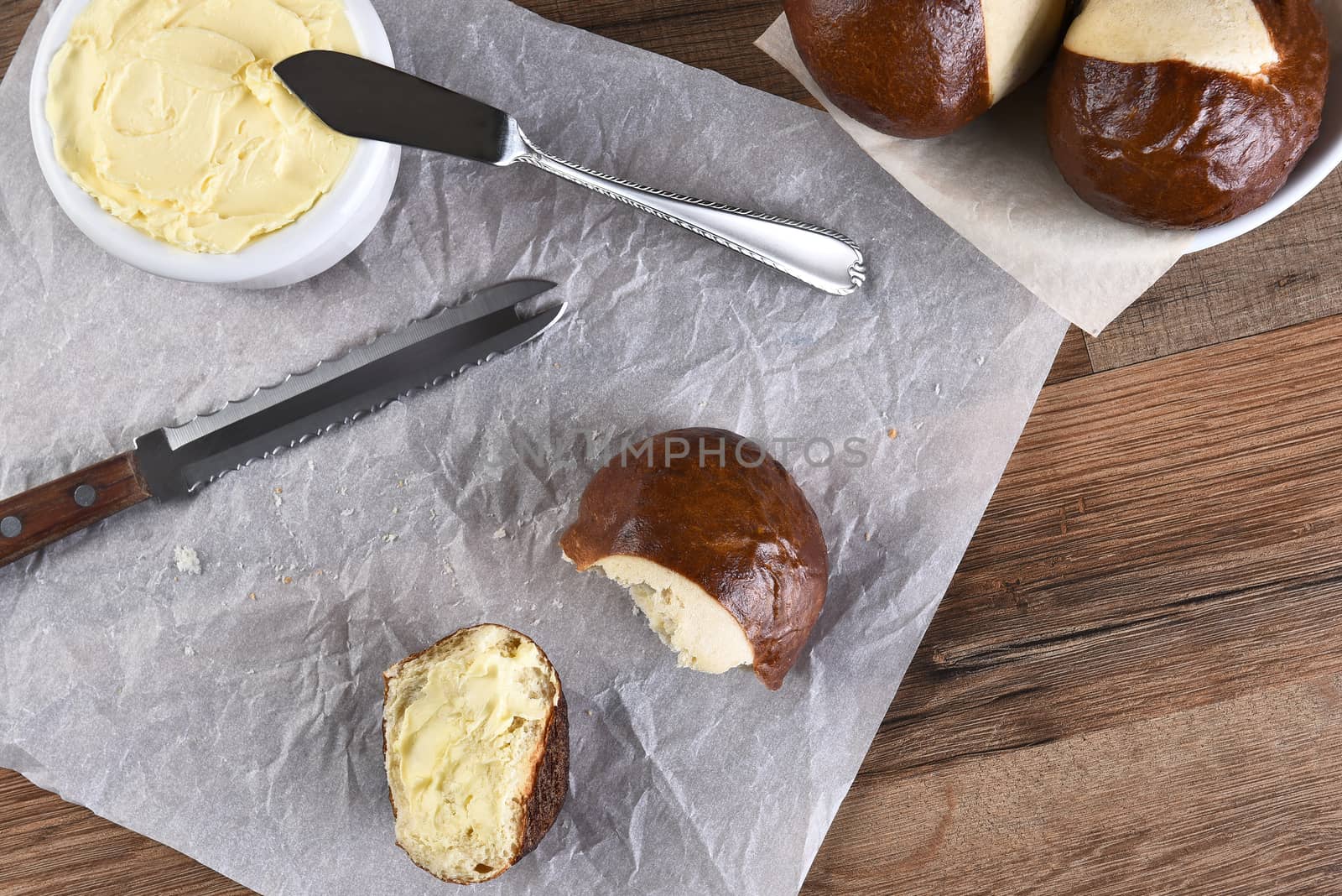 Pretzel Buns Butter Knife by sCukrov