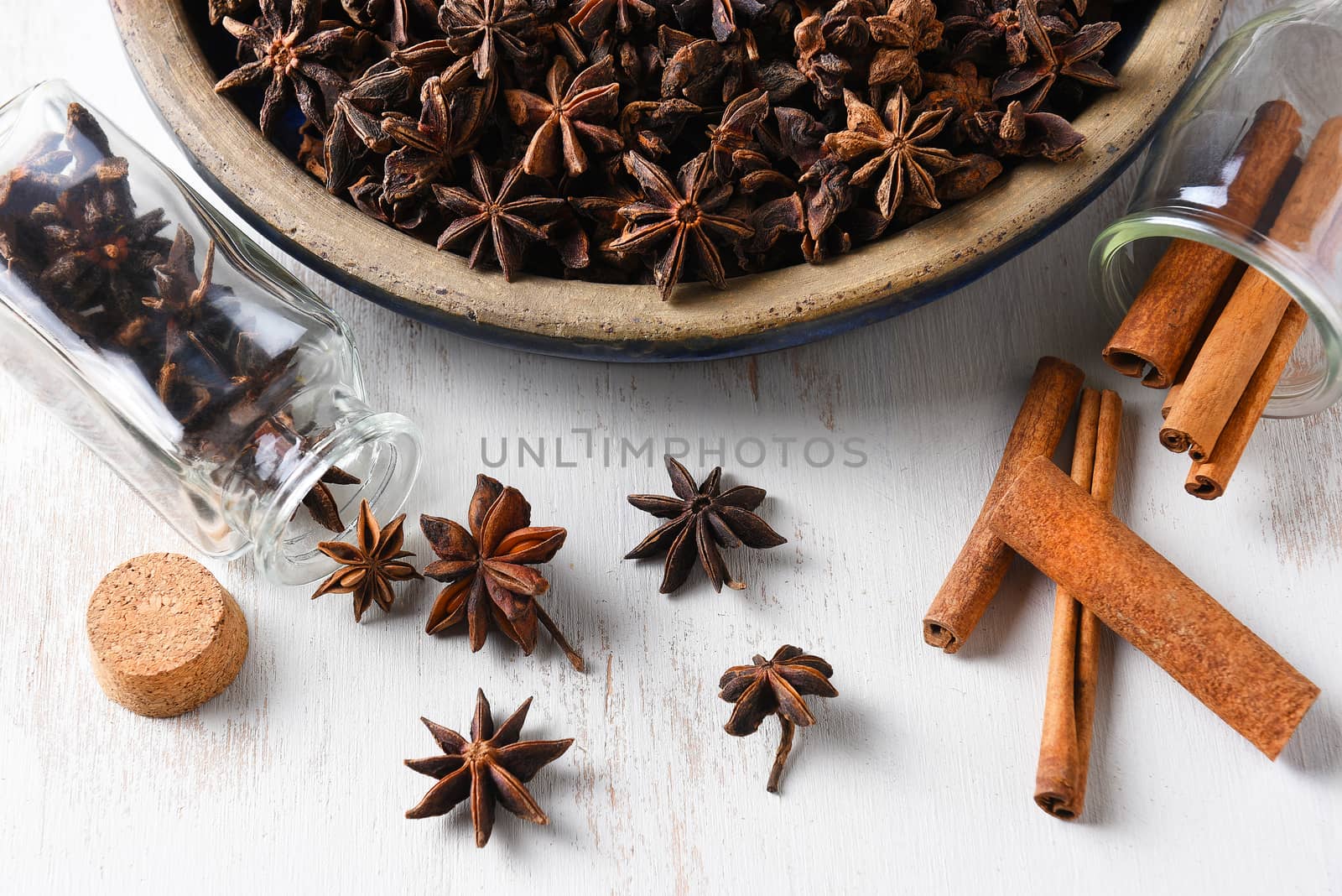 Star Anise and Cinnamon by sCukrov