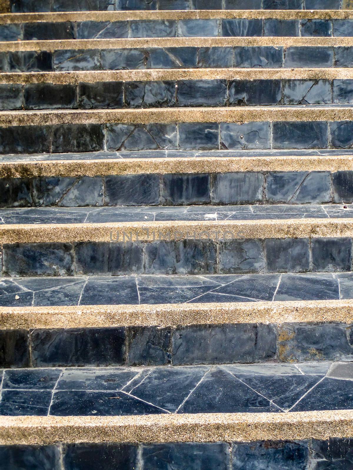 stair stone and wall stone