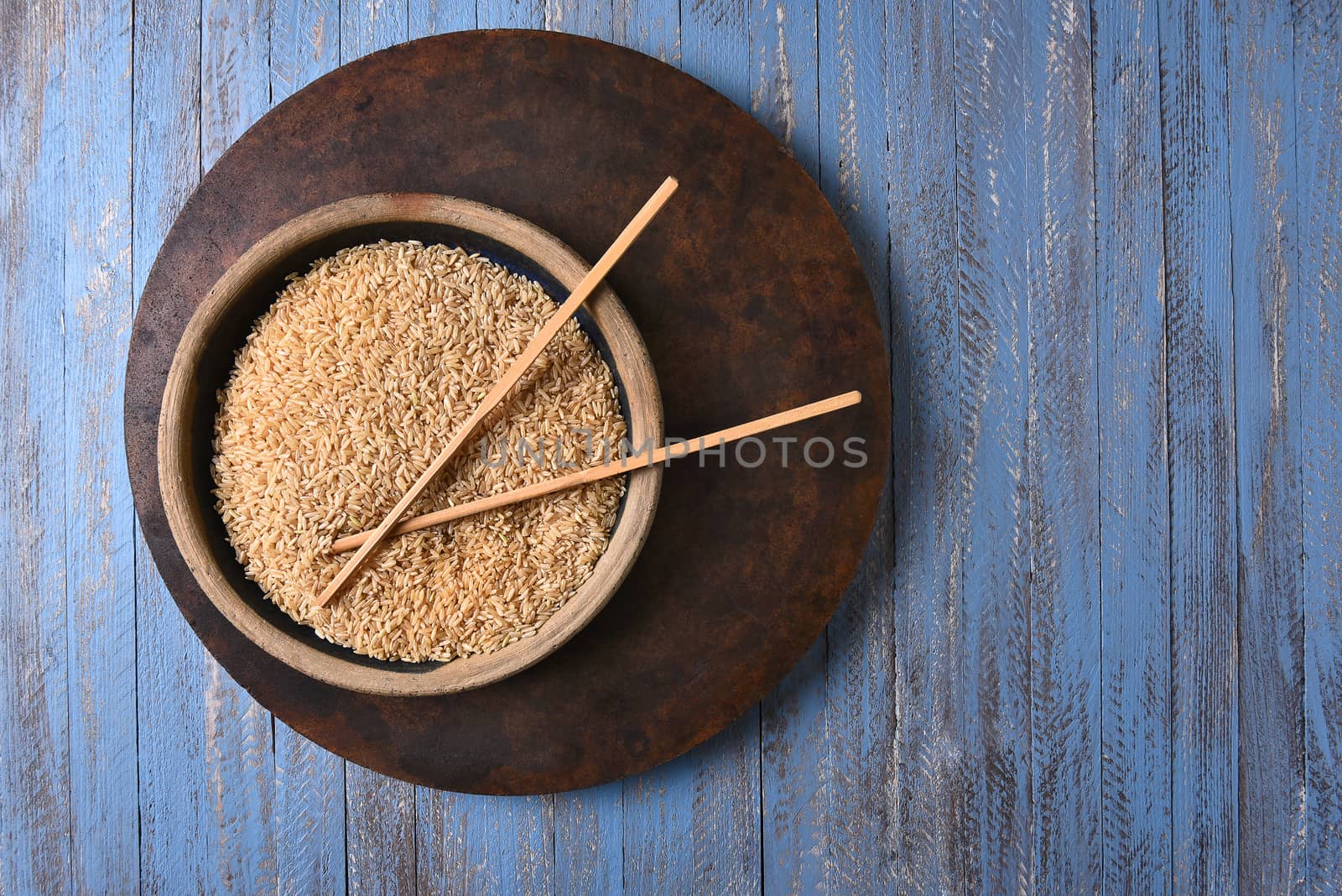 Brown Rice and Chop Sticks by sCukrov