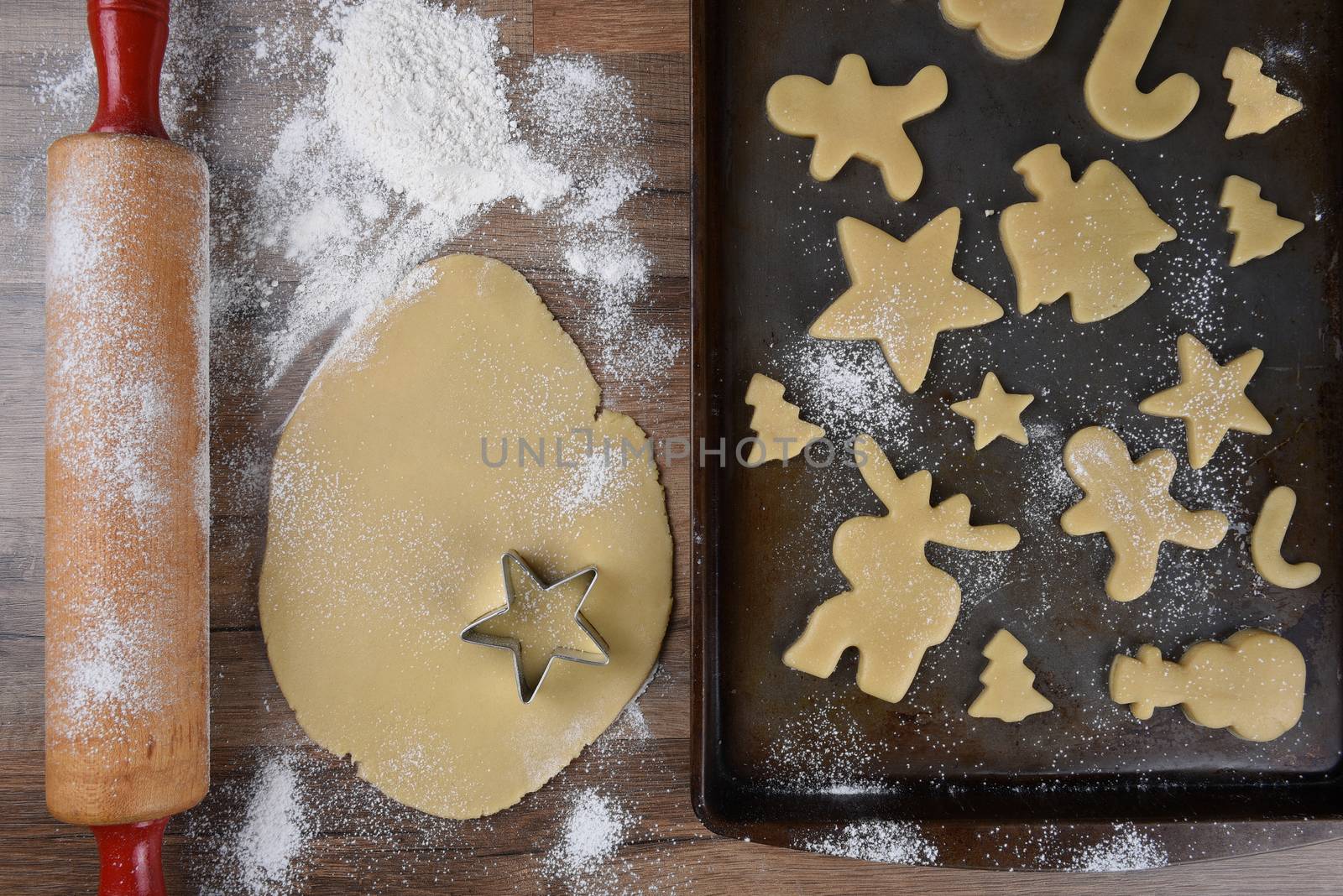 Making Holiday Shaped Sugar Cookies by sCukrov