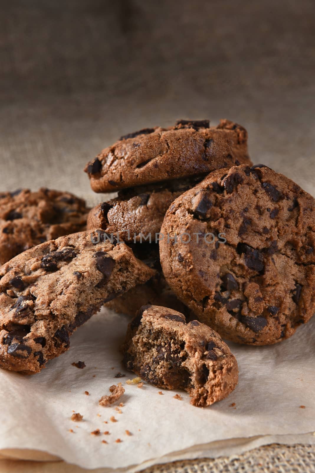 Chocolate Chocolate Chip Cookies by sCukrov