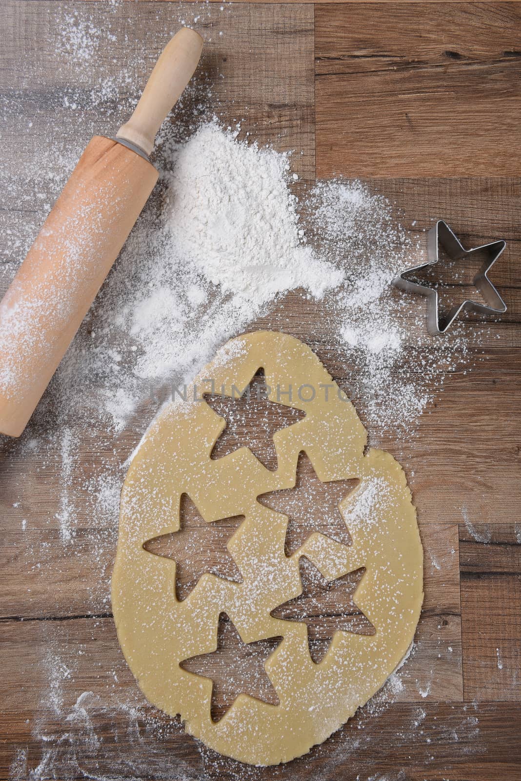 Making Star Shaped Holiday Cookies by sCukrov
