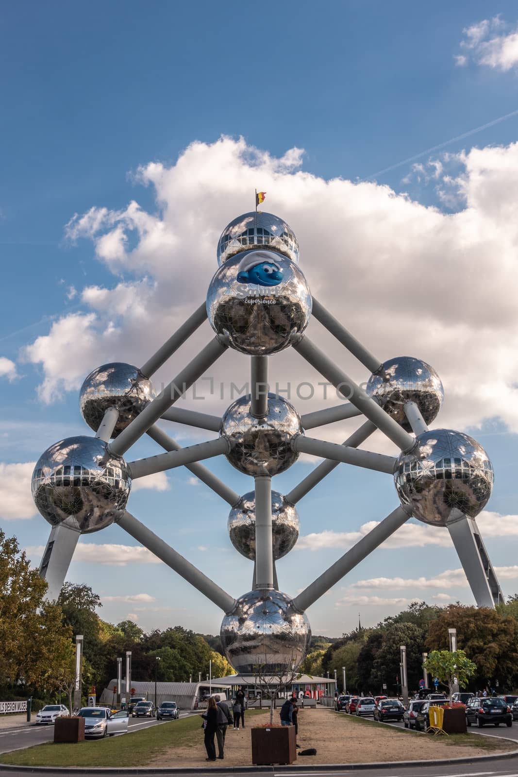 The Atomium in Brussels, Belgium. by Claudine