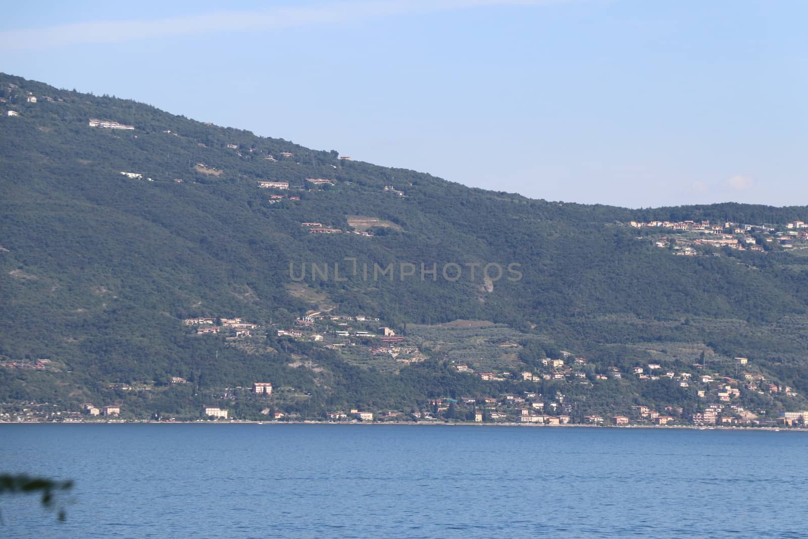 view of Garda lake in northern Italy