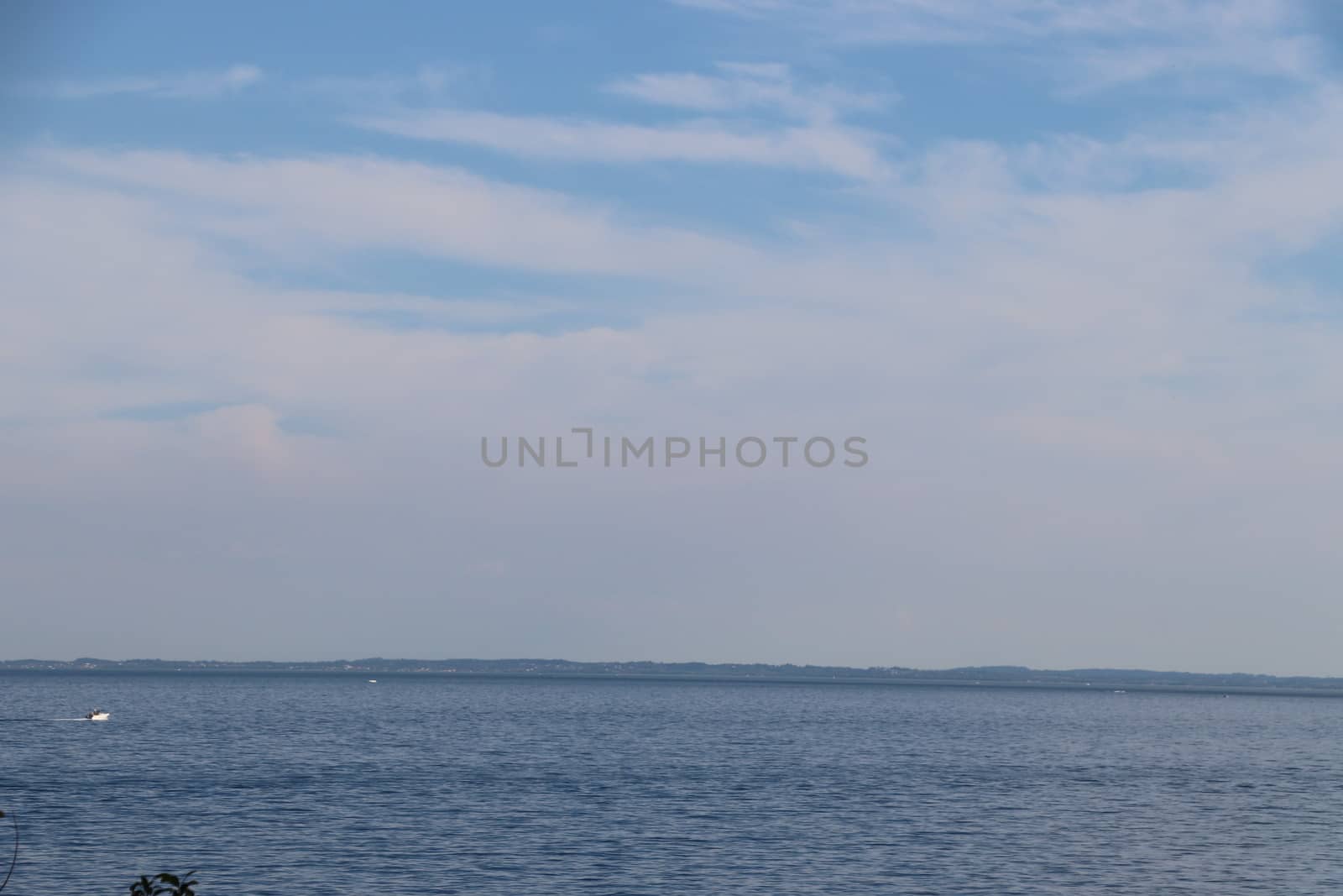 view of Garda lake in northern Italy