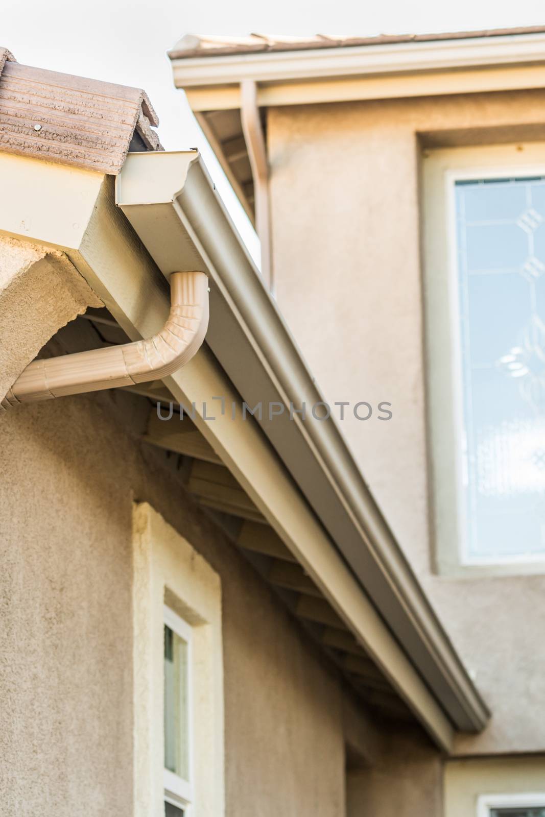 House with New Seamless Aluminum Rain Gutters by Feverpitched