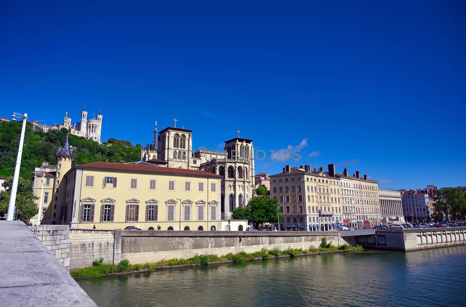 Notre Dame in Lyon, France by jbyard22