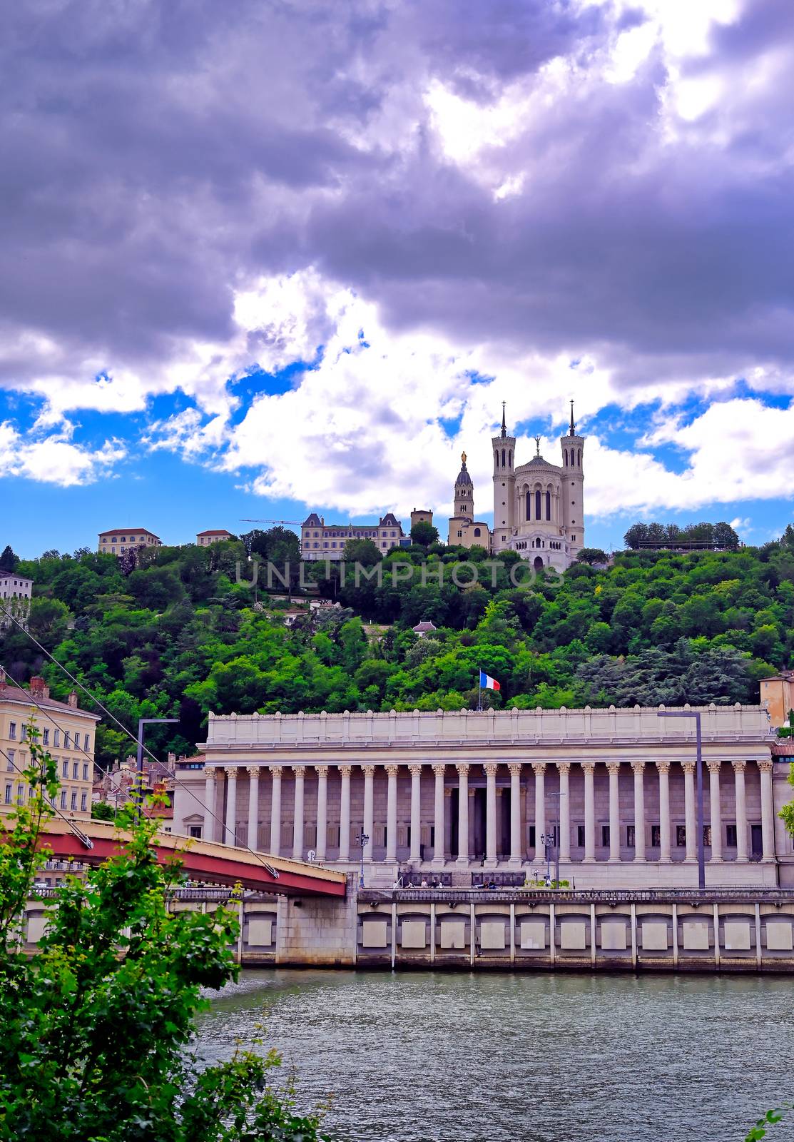 Notre Dame in Lyon, France by jbyard22