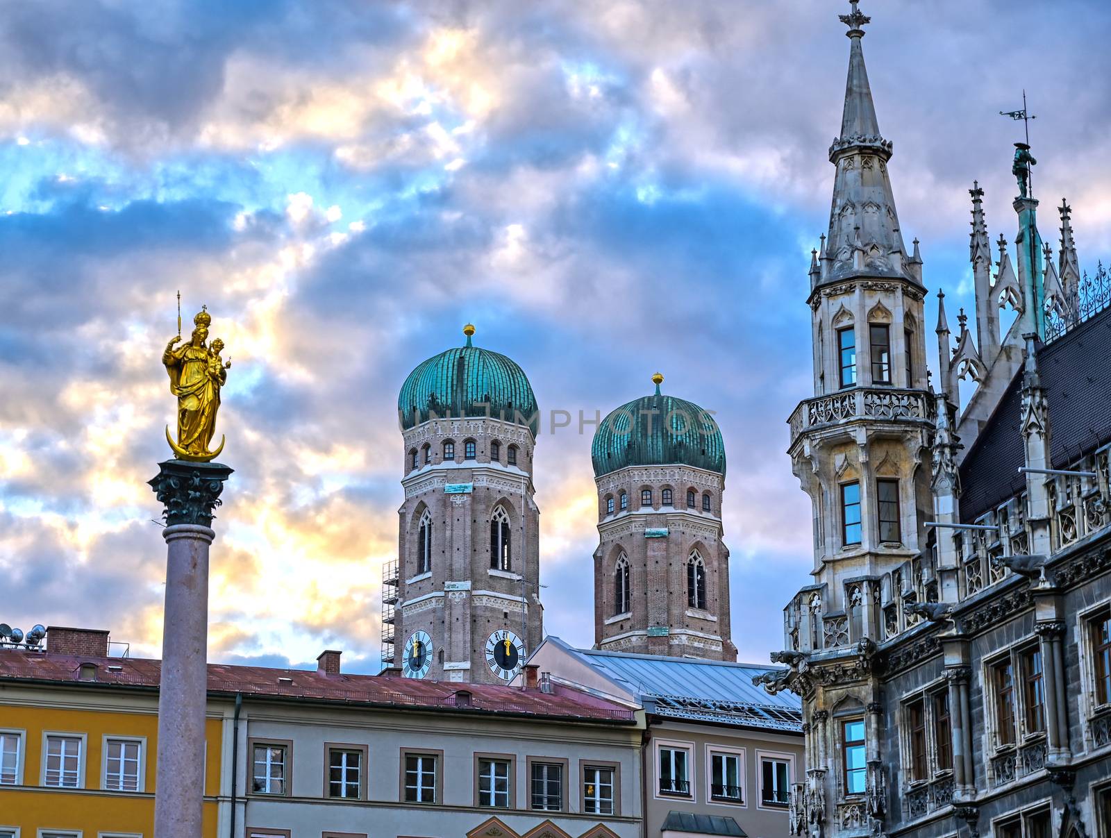 The Frauenkirche in Munich, Germany by jbyard22