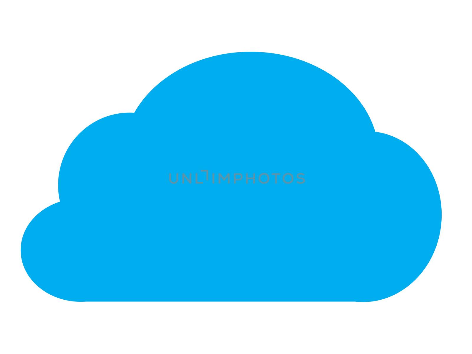 cloud icon on white background. cloud icon for your web site design, logo, app, UI. flat style.