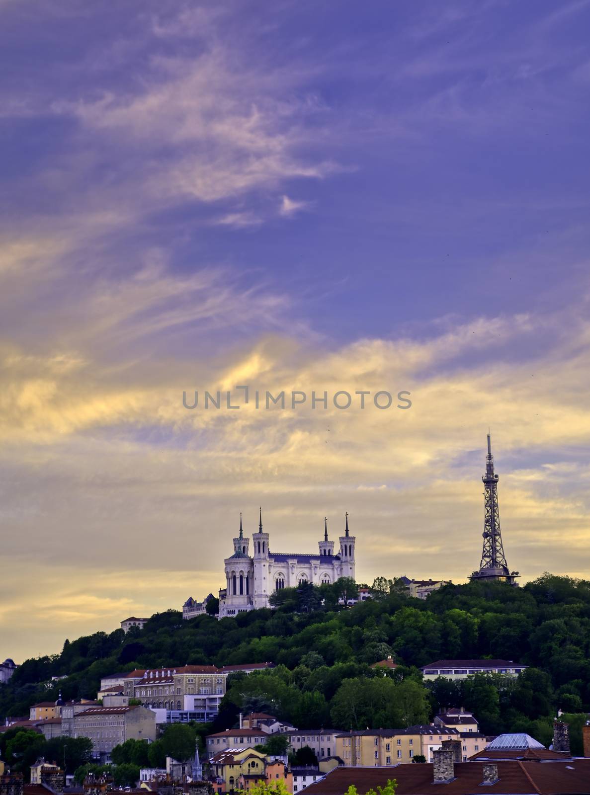 Notre Dame in Lyon, France by jbyard22