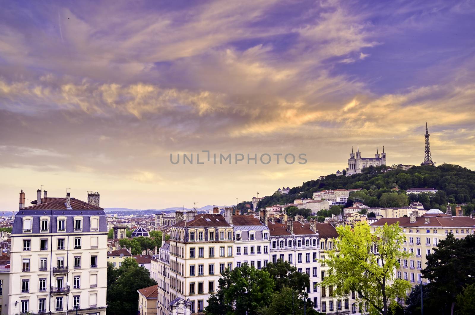 Notre Dame in Lyon, France by jbyard22